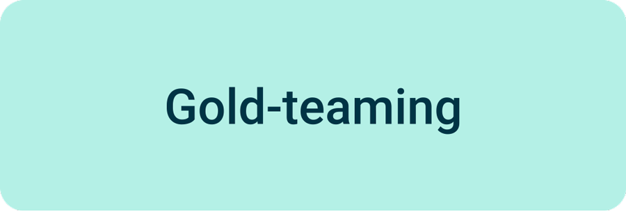 Gold-teaming